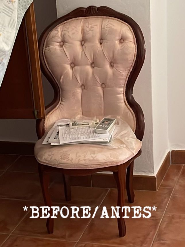 Striped Boudoir Chair - Image 8