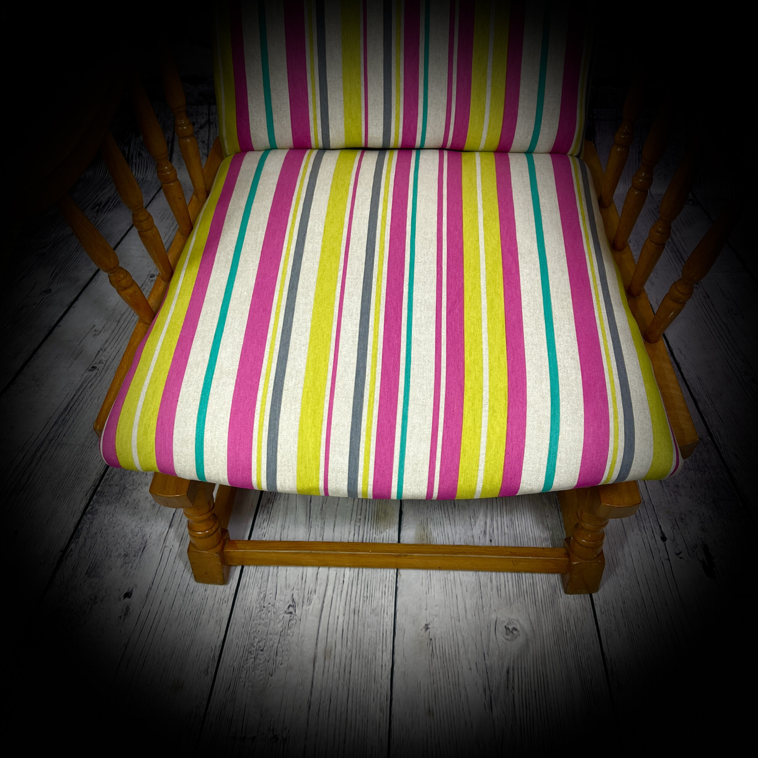 Striped Rocking Chair - Image 2