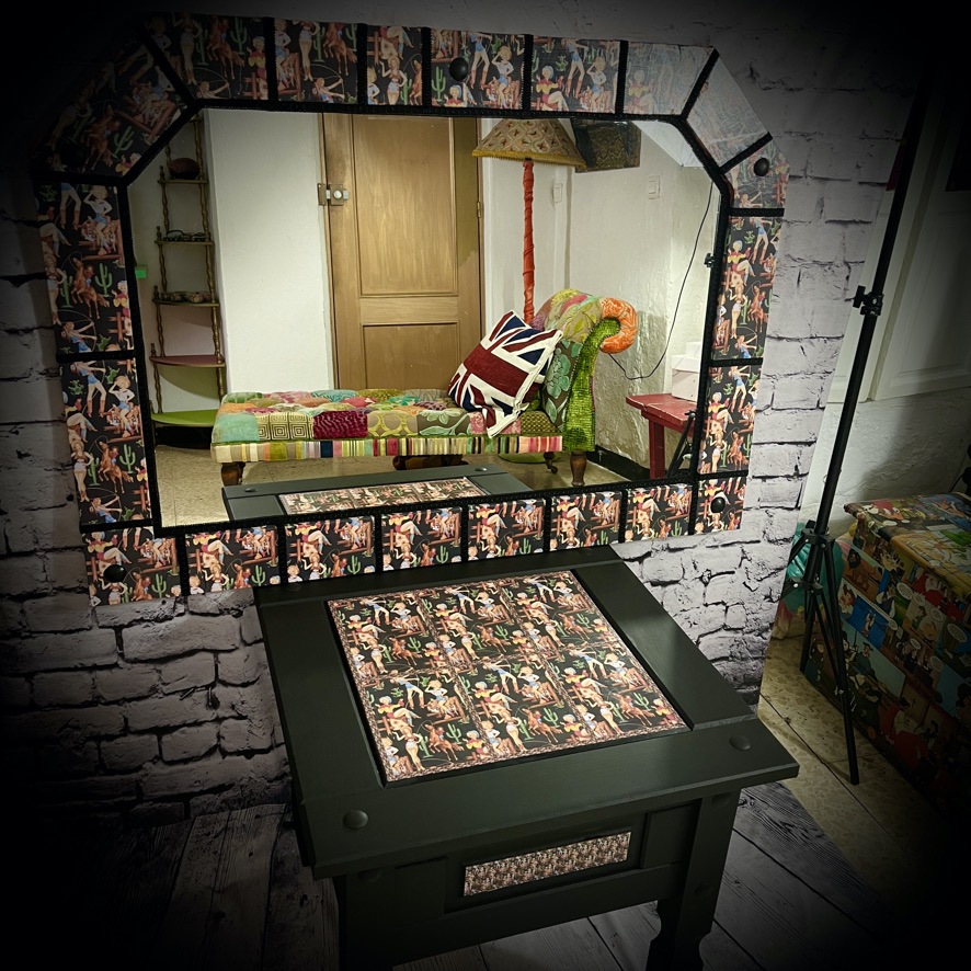 "Cow Girls" Mirror - Image 4