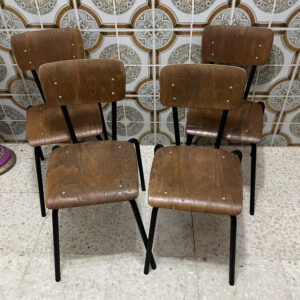 4 "School" Chairs