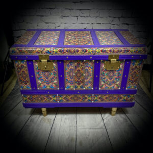 Mandala Decoupaged Trunk