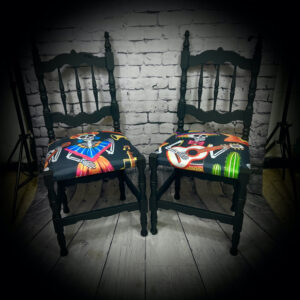 2 "Day Of The Dead" Chairs
