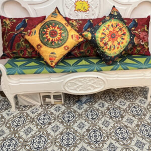 3 pink bird cushions 260502
